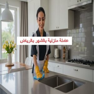 عاملة منزلية بالشهر بالرياض