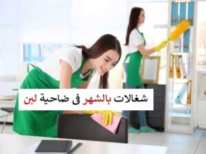 شغالات بالشهر فى ضاحية لبن