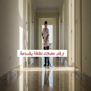 ارقام عاملات نظافة بالساعة