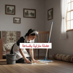 عاملة منزلية بالساعة