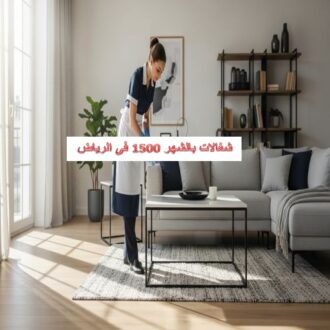 شغالات بالشهر 1500 في الرياض