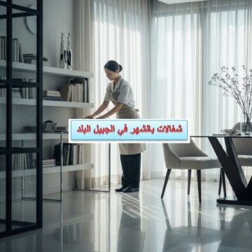 شغالات بالشهر في الجبيل البلد